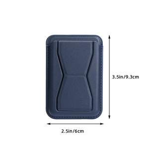 Tùy chỉnh PU da điện thoại đứng chủ thẻ Wallet Slim Casual RFID từ tập tin đính kèm cho iPhone 16/15/14/13/12 trường hợp loạt - Product Image 2