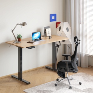 Mesa DE TRABAJO DE ACERO ergonómica de diseño moderno de primera calidad con estantería de almacenamiento para el hogar, dormitorio, oficina o estudio, escritorio de ordenador - Product Image 3