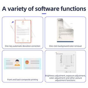 RTS High Speed Performance A4 Document <strong>Reader</strong> Bank Bill Check Office Library Book Document Scanner With Quality Sony Component - Product Image 3