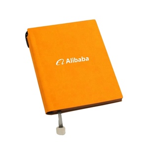 Wholesale <strong>Custom</strong> B5 &amp; A4 PU Leather <strong>Notebook</strong> Journal Diary with <strong>Elastic</strong> <strong>Strap</strong> and Printed Brand Logo Notepad Note Book - Product Image 2