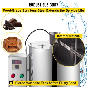 AOC 15/30L Lipstick Cosmetic Chocolate Hand <strong>Soap</strong> Heating and <strong>Mixing</strong> Tank Filling Machine Melting Cream Filling - Product Image 5