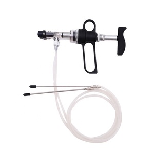 High Quality 0.5ml 1ml Continuous Double Barrel <strong>Injector</strong> 1ml Tube Veterinary Continuous Syringe - Product Image 3