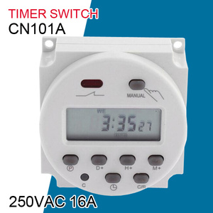 คุณภาพสูงตัวจับเวลาCN101A AC220V Digital LCD Power TIMERสลับเวลาโปรแกรมรีเลย์ 16A