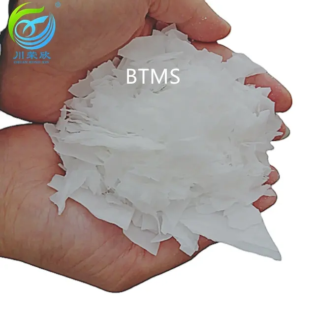 Materie prime cosmetiche Behentrimonium Methosulfate e alcool cetilico BTMS 80 BTMS 50 BTMS 25 CAS 81646-13-1