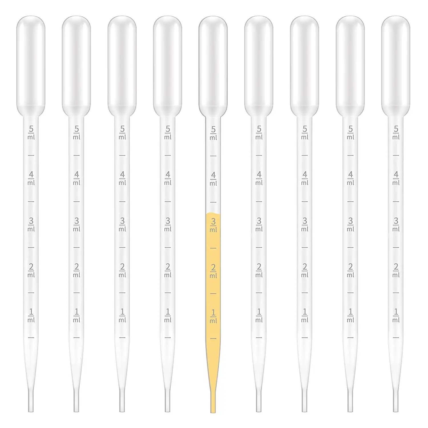 Gotero desechable de 3ml, pipeta de transferencia de plástico para Laboratorio de Ciencia