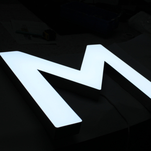 Tùy chỉnh ngoài trời 3D backlit Led thắp sáng chữ cho quảng cáo kinh doanh & trang trí với Front lit signage - Product Image 1