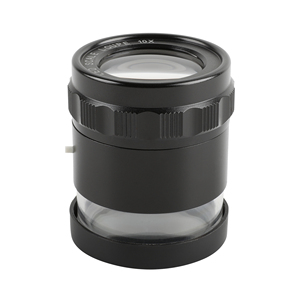 แว่นขยาย LED ที่มีสเกลสำหรับการวัดและประเมินอัญมณีที่แม่นยำ10x - Product Image 3