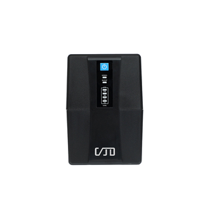 600VA 360 Вт управляемый ЦП Pwm Оффлайн Tower UPS светодиодный ЖК-дисплей однофазный 110 В 220 В для системы безопасности свинцово-кислотный аккумулятор - Product Image 1