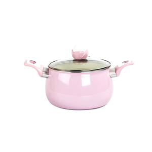 สีเหลือง การประชุมที่ยอดเยี่ยม เครื่องครัว ชุดกระทะและหม้อเคลือบอลูมิเนียมเซรามิก - Product Image 6