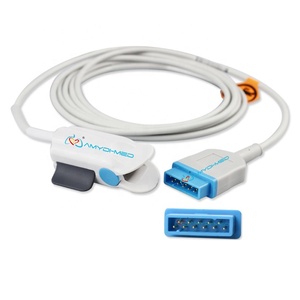 11Pin for GE Healthcare <strong>Marquette</strong> SpO2 <strong>Sensor</strong> Dash 3000 Dash 4000 Reusable Adult Finger Soft Tip Spo2 Probe GE SpO2 <strong>Sensor</strong> - Product Image 2