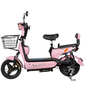 Yetişkinler için Y2-GE ucuz 48v 350w elektrikli bisiklet 2 koltuk elektrikli bisiklet iki tekerlekli şehir bisiklet scooter fiyat