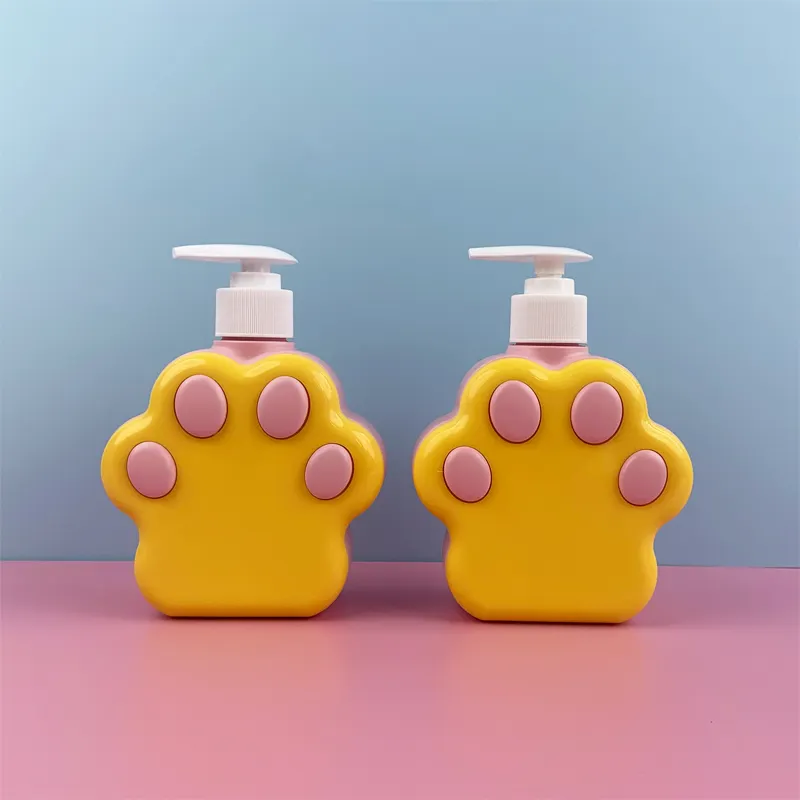 Pet Baby Hand Sanitizer Espuma Garrafa De Plástico Sabonete Líquido Mousse Face Cleanser Dispenser Bomba 350ml Garrafa De Espuma
