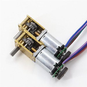 高质量小尺寸12毫米N10 N20 N30刷<span class=keywords><strong>DC</strong></span> 3v 3.7v 6v 12v 24v带编码器的蜗杆驱动齿轮减速电机3ppr