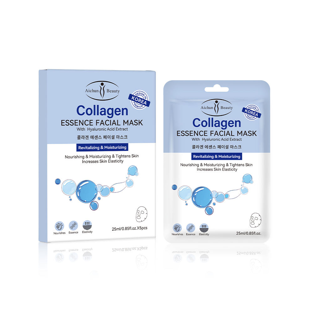 Masque facial au collagène