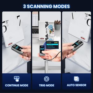 Eyoyo Mini Portátil Inalámbrico Bluetooth 1D 2D Lector de Código QR Escáner de Código de Barras con Pantalla LCD para Inventario de Biblioteca - Product Image 4