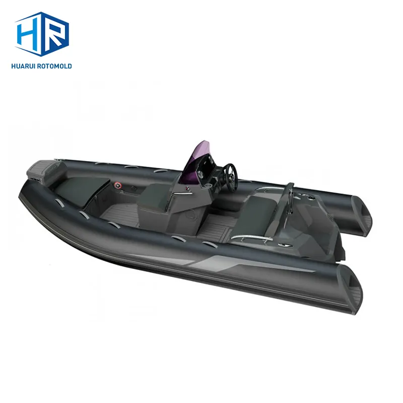 Fabricante Rotomold personalizar recreación LLDPE RIB rescate pesca río barco deporte remo barcos de lujo mini yate para la venta