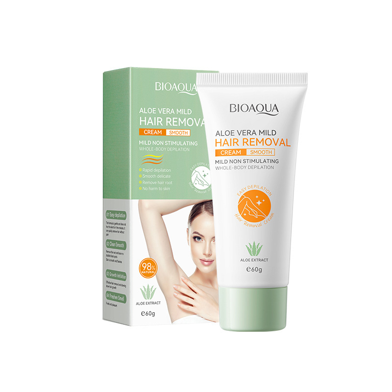 Crème dépilatoire douce à l'aloe vera - pour l'export uniquement