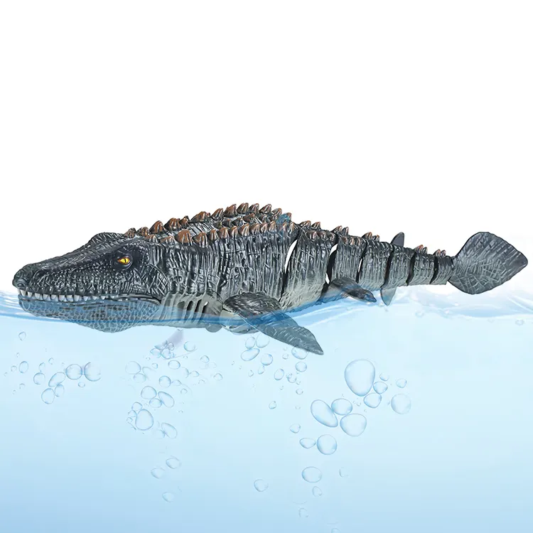 2.4G alta simulazione Mosasaurus RC barca piscina bagno telecomando Mosasaurus Rc giocattoli