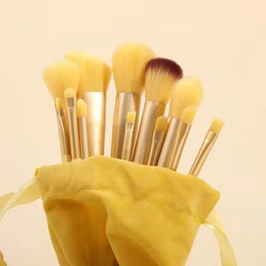Özel etiket 6 renkler profesyonel yüz kozmetik seti aracı sentetik elyaf süper yumuşak fırça 13 adet çanta ile 1 makyaj fırçası Set - Product Image 2