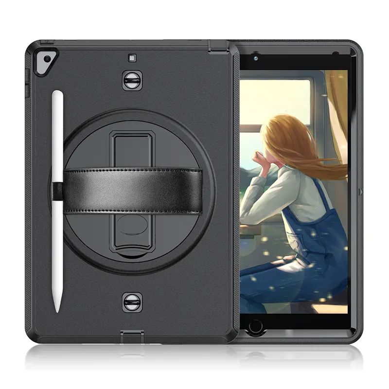 Robuste Hülle für Ipad Smart Case Anti-Schock-Absturz sicherungs gurt Ständer Silikon 8,3-Zoll-Tablet-PC-Abdeckung für iPad mini 6