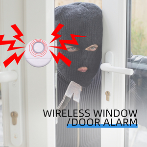 Sistema de alarma inalámbrica de seguridad para el hogar 120DB Alerta de entrada de sensor de vibración ABS para puerta/ventana Aplicación interior Red WiFi - Product Image 4