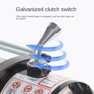 משלוח חינם <span class=keywords><strong>12v</strong></span>/24v/24v חומר פלדה חשמלי רכב <span class=keywords><strong>winch</strong></span> מחוץ לכביש הצלה הצלה - Product Image 3