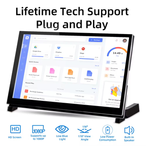 MPI7007-A Raspberry Pi Display 7 Zoll IPS 1024*600 LCD-Display Kapazitives Touchscreen-Modul mit Lautsprechern