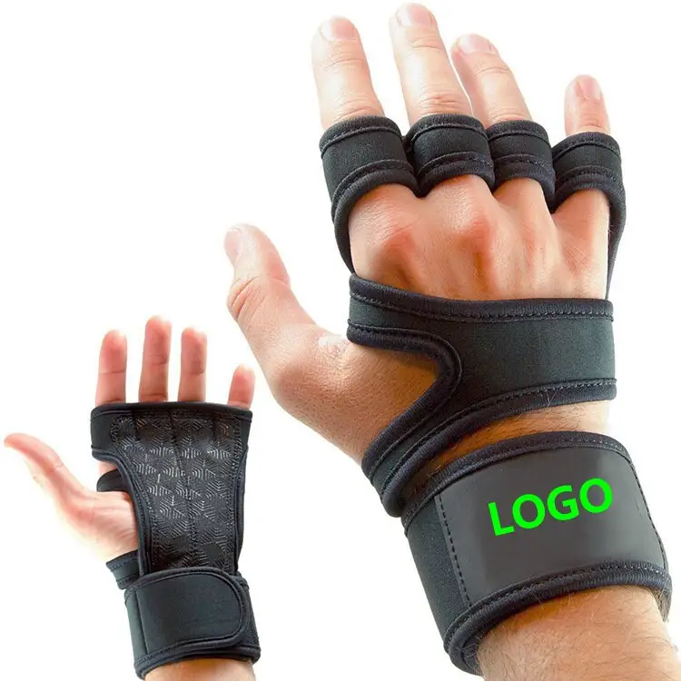Customized Logo Gym Gloves Neoprene Fitness Weight Lifting Workout Gloves