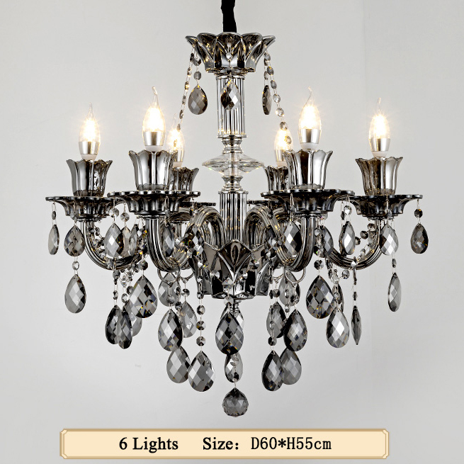 Gray-6 Lights-D60*H55cm