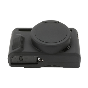 Canon PowerShot G7 X MarkII用レンズカバー付きソフトシリコン保護ケース