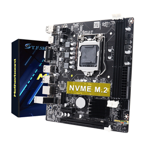 มาเธอร์บอร์ด Micro ATX H61 LGA1155 DDR3รองรับ <span class=keywords><strong>i5</strong></span> Intel-i3 i7 Pentium-Celeron Dual Channel เดสก์ท็อปชิปเซ็ตเมนบอร์ด H61 - Product Image 1