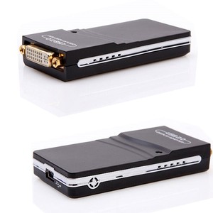 3in1 USB 2.0 UGA to DVI VGA HDM兼容多显示器监视器转换器连接器图形适配器4 Windows PC HDTV - Product Image 4