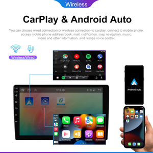 Podofo 9 Zoll 2 Din Android Autoradio 4 64G Wireless Carplay Android Auto Für Toyota RAV4 2007-2011 GPS RDS WIFI Anpassung - Product Image 2