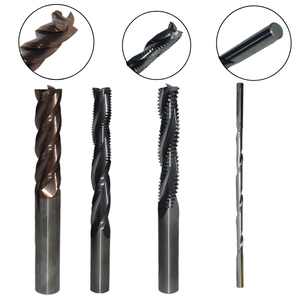 Üç bıçak kaba diş freze kesicisi germe dört bıçak Spiral freze kesicisi çift başlı tek bıçak kesme aracı - Product Image 2