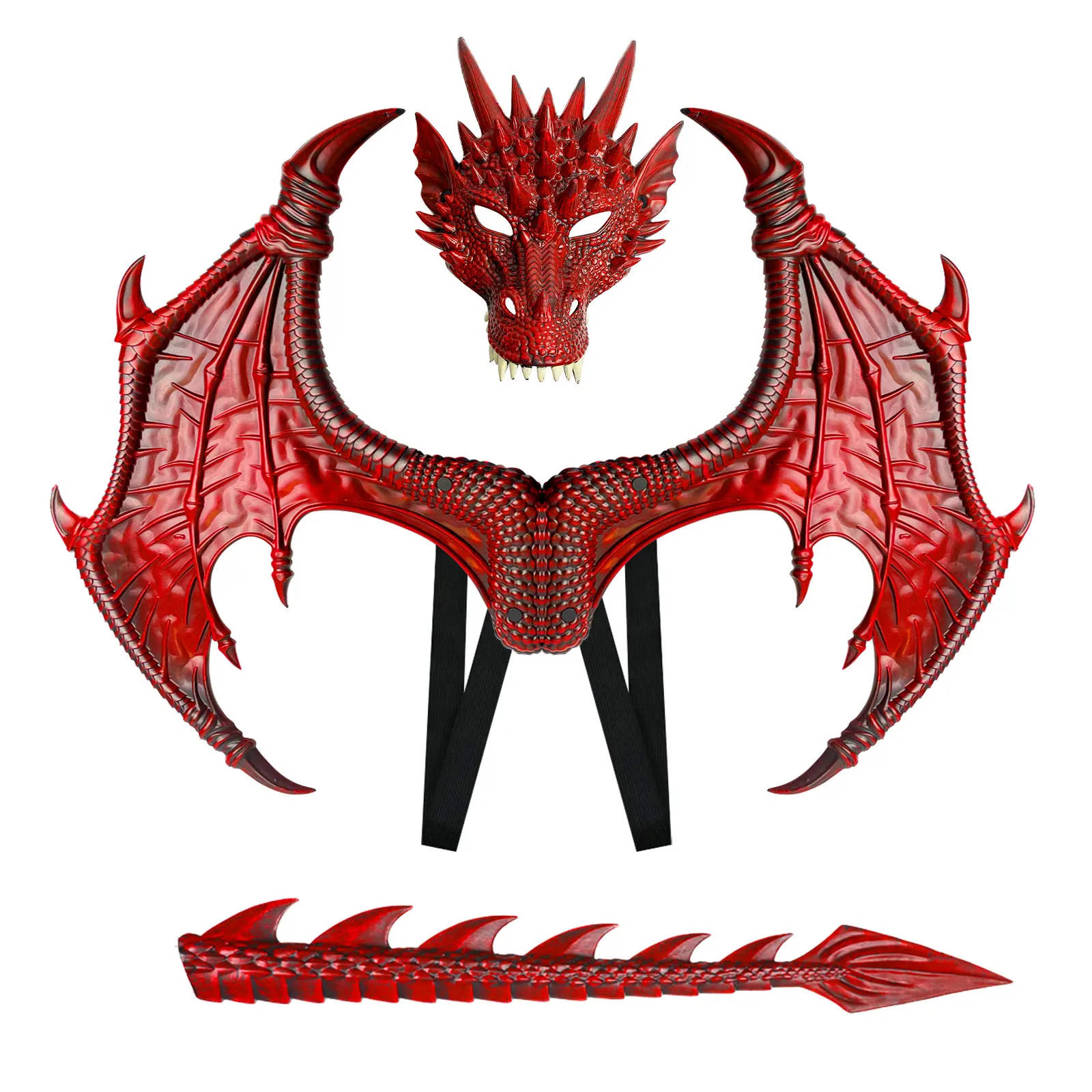 Costume d'ailes de dragon d'enfants pour le costume de représentation d'étape de Cosplay d'Halloween OEM/ODM