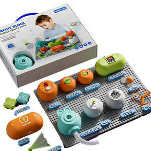 300 + kit di strumenti scientifici per la costruzione di circuiti elettronici di gioco, kit di strumenti per la costruzione di esperimenti di fisica dei circuiti per bambini - Product Image 1