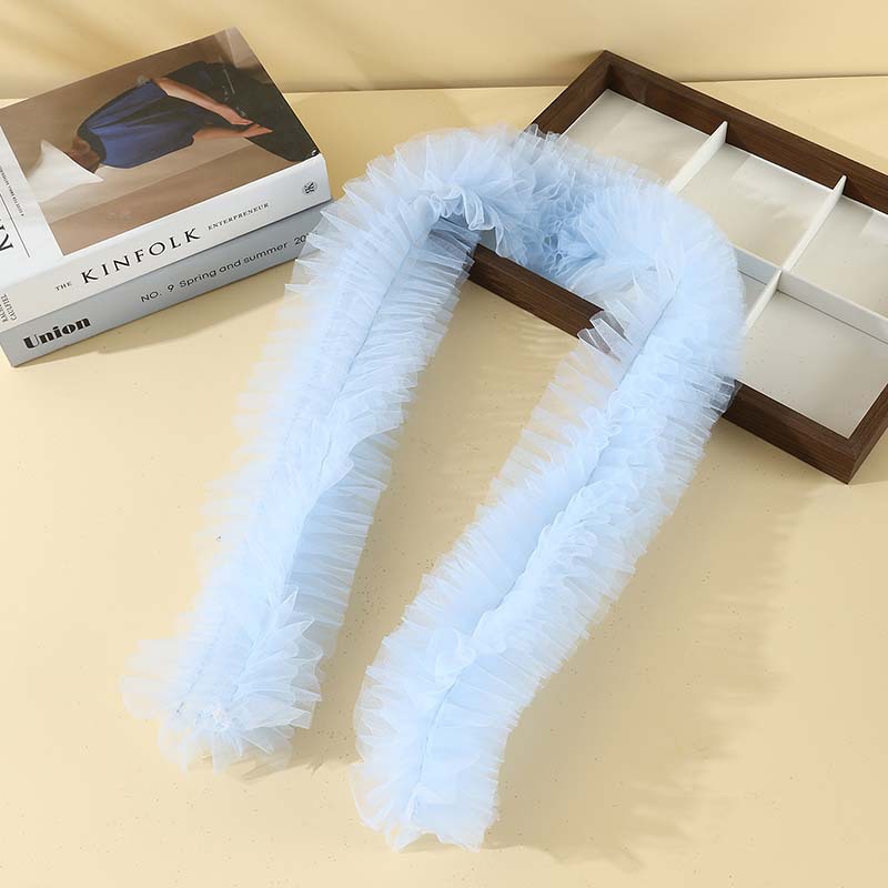 Bleu clair (12 cm de large * 6 rangées)