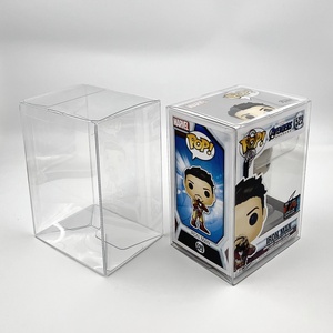 Kho 4 Inch 0.5 Mm UV Bảo Vệ & Chống Xước Axit Miễn Phí Pet Rpet Pha Lê Rõ Ràng Hộp Nhựa Funko Pop Vinyl Bảo Vệ - Product Image 4