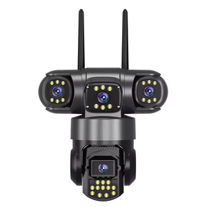 V380กล้องเครือข่าย12MP โปรกล้องรักษาความปลอดภัยไร้สายกล้อง ip รักษาความปลอดภัยกลางแจ้งมองเห็นกลางคืน Wi-Fi สามเลนส์ - Product Image 1