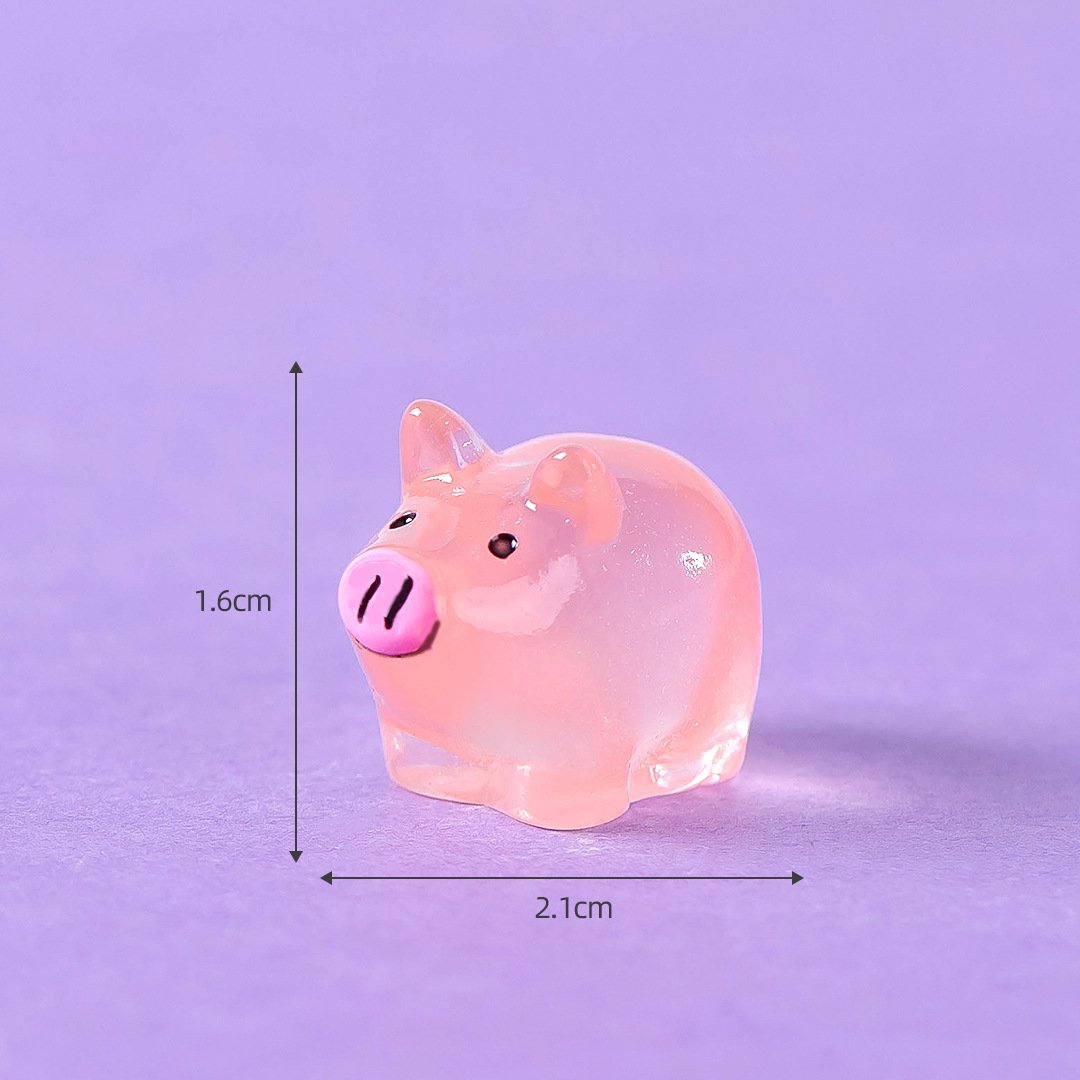 N ° 6-Cochon rose/lumineux