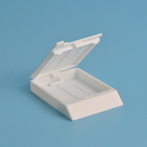 MED plastik biyopsi kasetleri çıkarılabilir kapak şerit delik doku işleme gömme konteyner - Product Image 3