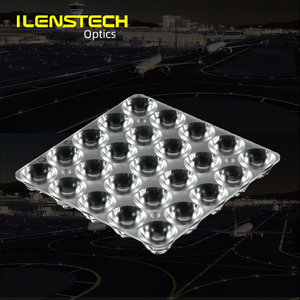 Ilenstech Светодиодный прожектор с узким 10-градусным объективом Вторичная оптика 5x5 СВЕТОДИОДНАЯ линза - Product Image 3