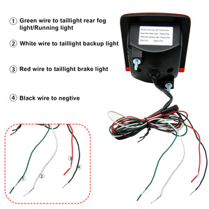 Ailead 3 In 1ไฟเบรคหมอกหลัง LED สีแดงและชัดเจนสำหรับ Nissan 370Z 2009-2014 - Product Image 6