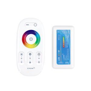 Высококачественный 3CH 4CH 2,4 ГГц RF Touch RGB RGBW PWM управление беспроводной сенсорный пульт дистанционного 2,4 RGB RGBW светодиодный контроллер - Product Image 1
