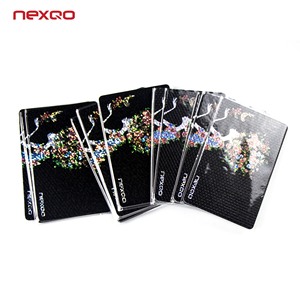 Oro unico Business NFC Chip PVC Card timbro a caldo impermeabile RFID interfaccia prezzo di fabbrica Spot UV QR codice Design creativo Hotel