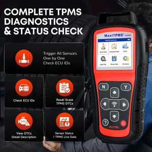 MaxiTPMS TS508WF Automotive TPMS Herramienta de diagnóstico y reparación Programación de sensores