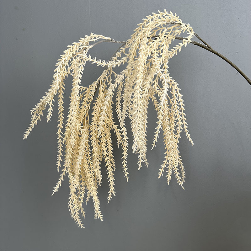 Single branch drooping bud grass milk yellow