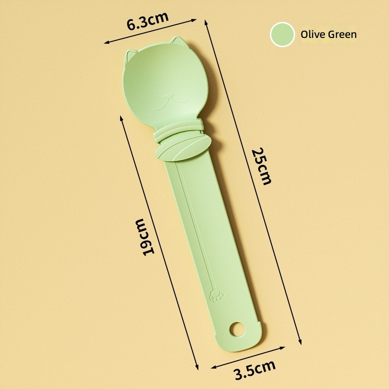 Olive green-cat ears