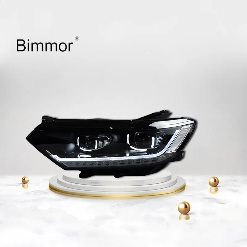 Bimmor 3 – phare de voiture pour Volkswagen VW Passat B8 2016-2019, phare halogène amélioré, phare LED modifié, plug and play