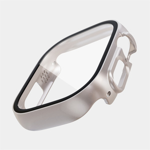 เคสสมาร์ทวอทช์ป้องกันหน้าจอกระจก PC + TP,สำหรับ Apple Watch Ultra I Watch 8 49มม. - Product Image 5